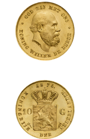 Pièce d'or Florin 10