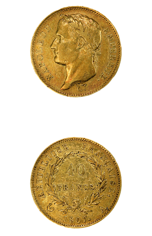 Pièce 40 Francs Or Napoléon